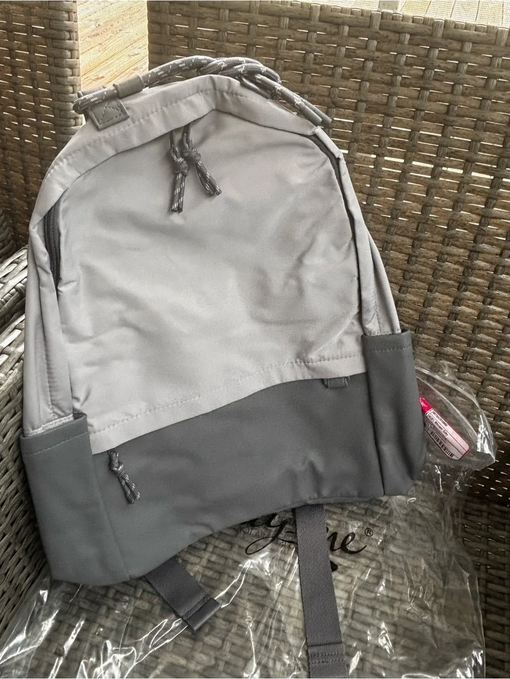 Thirty-One Gray Two-Tone Commuter Backpack NIP